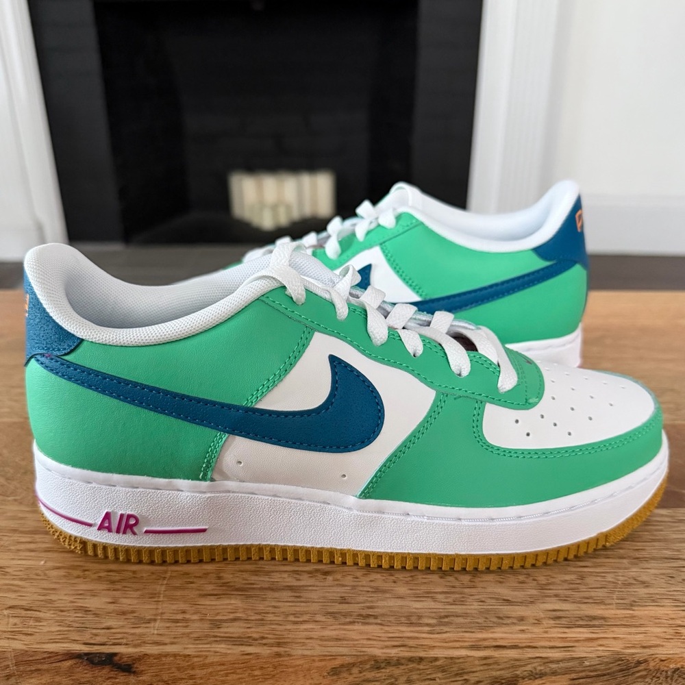 Size 7Y - Nike Air Force 1 LV8 GS “Spring Green” - (FJ4613-100)